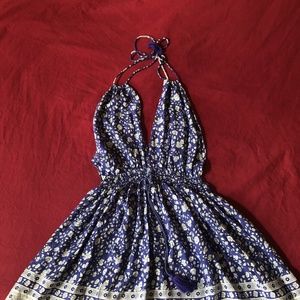 Boho halter dress - never worn